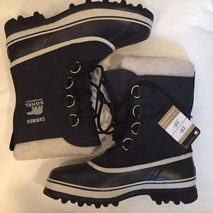 Sorel NIB Caribou Snow Boot Black